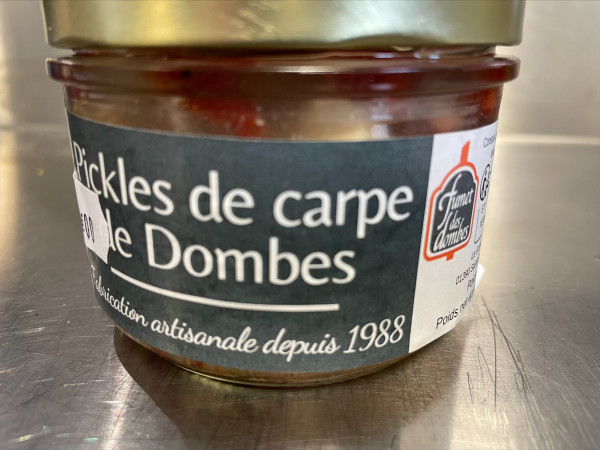 Pickles de carpe de Dombes